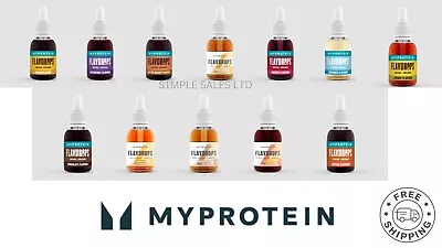 MYPROTEIN Flavdrops - Zero Calorie Zero Sugar Flavour Drops Choose Your Taste • £7.95