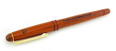 P Graham Dunn Rosewood Wood Rollerball Pen Friends Are Forever Inscription • $14.95