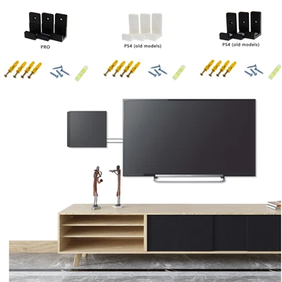 $17.80 • Buy Wall Mount Wall Bracket For PS4 Slim Pro Game Console Accessories