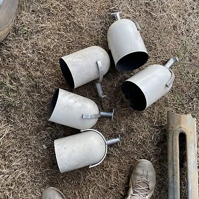 5 VTG Track Lighting Can Light  Or Canister Head White • $99.99