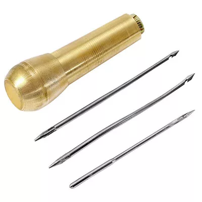 Leather Sewing Waxed Thread Needles Awl Hand Tools Kit For Leather Craft DIY # • $7.99