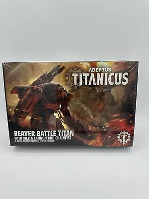 Adeptus Titanicus Legions Reaver Battle Titan With Melta Cannnon And Chainfist • $111.13