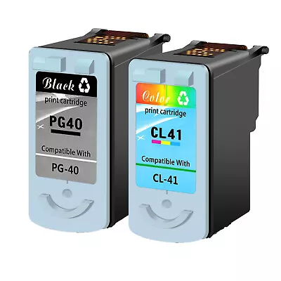 PG-40 CL-41 Ink Cartridge FOR Canon PIXMA IP1600 IP2600 MP180 MP210 MP450 MX300 • £32.34