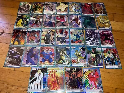 2023 Upper Deck Marvel Platinum Blue Surge Parallel Lot Of 32 Cards X-men Groot • $20.50