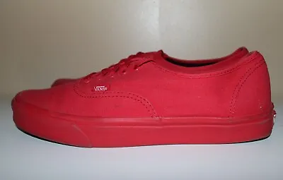 Vans Off The Wall Era Canvas Skate Sneaker Shoes Red Gum US Men's 11.5 • $31.99