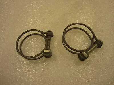 Vintage Double Wire Hose Clamps 1-3/8 Inch I.d. • $7.50