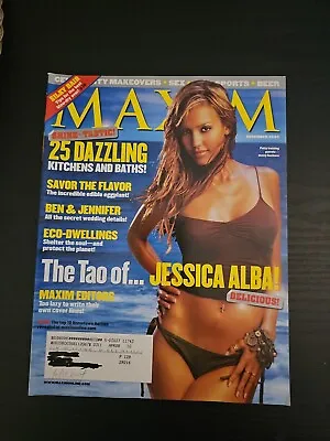 MAXIM Magazine November 2003 Issue #71 Jessica Alba • $0.99