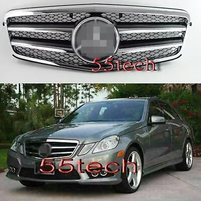 W212 Mercedes Benz E Class E350 E550 E63 AMG Grill Grille BLACK 2010 2013 2012s • $195