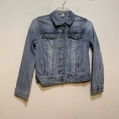 Merona Jacket Womens Size M Blue Denim • $17.59