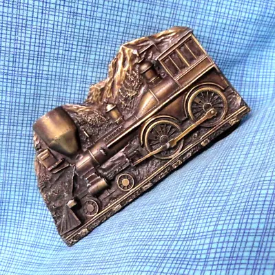 Train Engine Locomotive General Belt Buckle Vtg 70s Capt Hawks Sky Patrol.QRT422 • $29.99