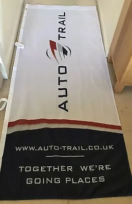 New Genuine Auto Trail Motorhome Original Dealership Banner Flag 80 X 200 Cms • £9.49