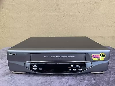 Serviced Sanyo VHR-850 Stereo Video Recorder Player REMOTE Player VCR • $89.50