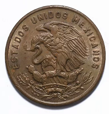 1970 Mexico 20 Centavos EF Bronze KM# 440 Lot [538] • $4.47