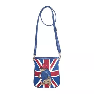 Official Signare Paddington Bear Union Jack Tapestry Travel Wallet Shoulder Bag • £29.99