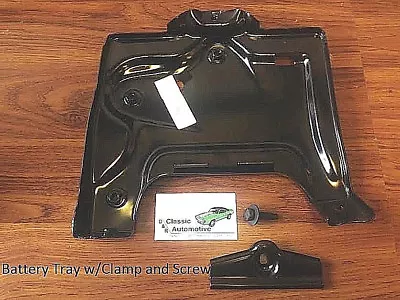 Battery Tray 3pc Kit W/ Clamp+Bolt 68-72 Chevelle Monte Carlo ElCamino 68 Impala • $34.99