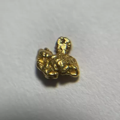 Alaskan Yukon Gold Nugget 0.1 Grams Genuine Gold Raw Mined Gold - A9 • $24.99