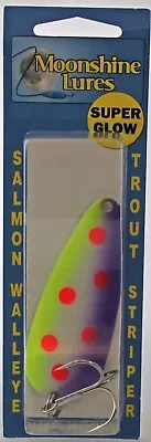 Moonshine Lures Glow In The Dark Casting Spoon 5/8 Oz Jj Mac Muffin • $8.99