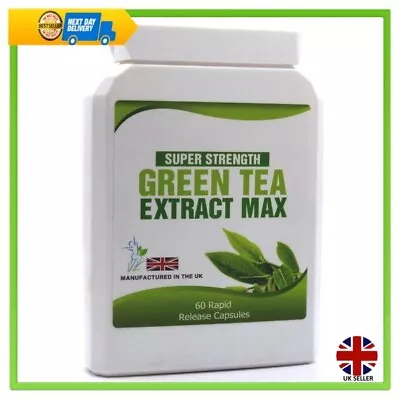 £5.85 • Buy Green Tea Extract 60 Capsules Plus Weight Loss Dieting Tips