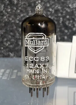 Mullard ECC83 / 12AX7 MC1 B7D #256 Dual Triode Tube Vintage Rare • $335