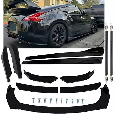 Front Bumper Lip Spoiler Splitter Side Skirt For Nissan Maxima Glossy Black • $69.99