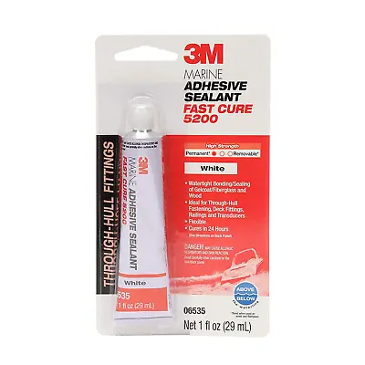 TALC Marine Adhesive Sealant Fast Cure 5200 (06535) Permanent Bonding And Sealin • $13.04