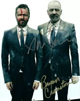 Aaron Paul Bryan Cranston Autographed 8x10 Picture Signed Photo Pic Includes COA • $65.57