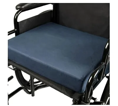 $18.15 • Buy Wheelchair Seat Cushion Navy Blue Cover Car Office Chair Foam Cushion Soft Pad