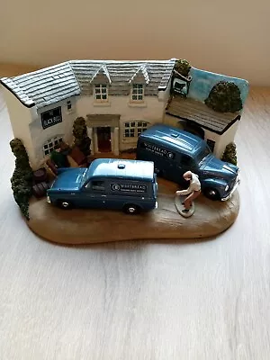 Vanguards Diorama 1.43  Austin A40 Van & Ford Anglia Van  Whitbread Set  BD1002 • £29.95