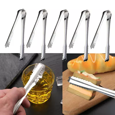 1x/5x Wedding Bar Sweet Candy Buffet Bbq Party Kitchen Scoop Ice Cube Tongs Tool • £2.15