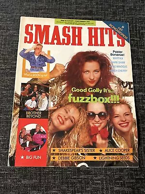 £9.99 • Buy Smash Hits Magazine 23 Aug 1989 Kylie Jason Martika Lightning Seeds Alice Cooper