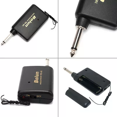 Wireless Cordless Clip-on Lapel Tie Microphone Mic Transmitter Set Mini • £12.72