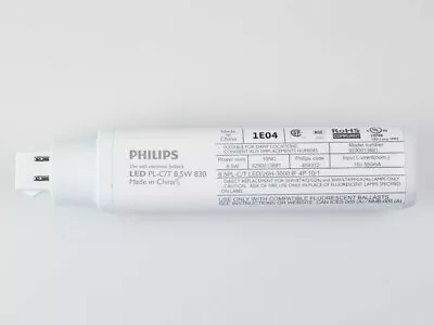 Philips 458372 8.5W 4-Pin (G24Q/GX24) 900 Lumen PL Horizontal 3000K LED Lamp • $10.99