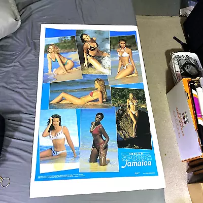 (2) 1994 Inside Sports Magazine Justine Bentley And More…Swimsuit Poster 34x22 • $16.95