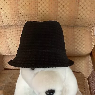 $12.99 • Buy Kangol Hat Black W Waffle Pattern Zag Duke Mens Size Medium Retired Style, EUC