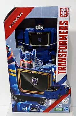 Hasbro 2023 Transformers  Soundwave  11 In. Figure New In Box Decepticon Spy  • $22