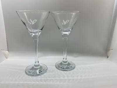 New 2023 Limited Edition Grey Goose Crystal Martini Glasses Set Of 2 Glasses • $19.99