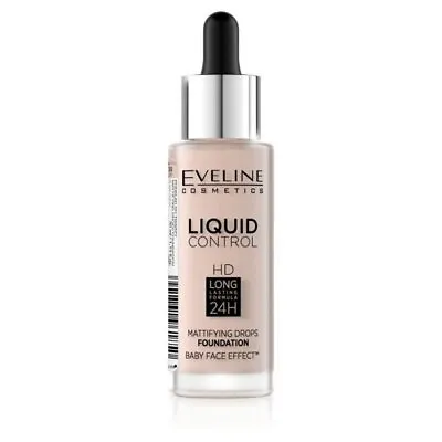 EVELINE Liquid Control HD - Face Foundation 005 IVORY 32ml • £11.49