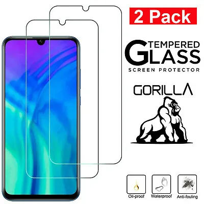 £2.99 • Buy 2 Pack Tempered Glass Screen Protector For Huawei P30 P20 Pro Lite P Smart Mate
