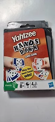 Yahtzee Hands Down Card Game Hasbro Family Night Kids 8+Cards Are New And Sealed • $14.99