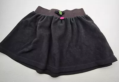 Gymboree 2010 Merry & Bright Little Girls Size 6 Fleece Skirt Black Pullon  • $11.31