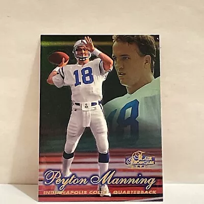 1998 Flair Showcase Peyton Manning Rookie Card#3 Row#2 EXC/NM Condition • $10.99