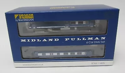 Graham Farish Midland Pullman Six Car Unit 371-740 Nanking Blue N Gauge • £360