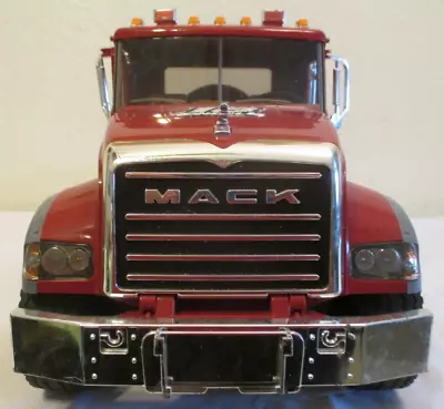 Bruder Red Plastic 1:6 Mack Granite Semi Truck Trailer Toy 2007 Germany NOTE • $84.99