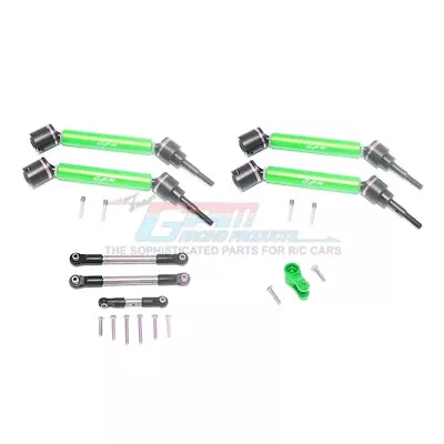 GPM Stainless Steel Tie Rod+25T Servo Horn F/R Adj CVD Drive Shaft Green : Maxx • $73.95