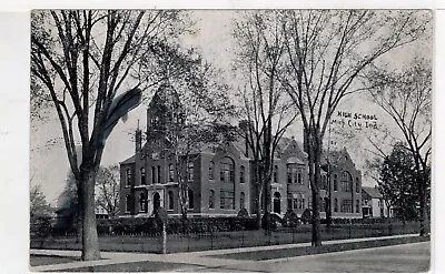 INDIANA Michigan City HIGH SCHOOL 1907 Photo Postcard • $4.95