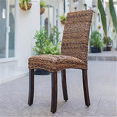 International Caravan Louisa Abaca Dining Chair Set Of 2 • $253.32