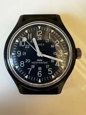 Vintage TIMEX Macgyver Manual Wind Field Watch - Runs Okay • $80