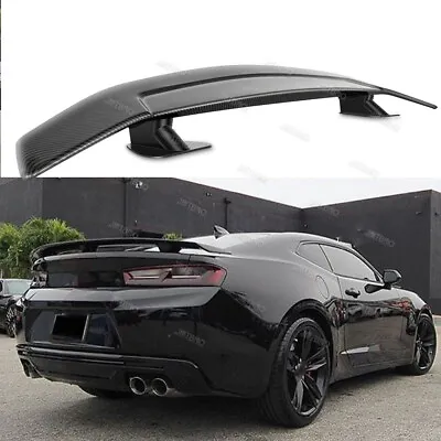 For Chevy Camaro ZL1 LT SS Car Rear Trunk Spoiler Wing Carbon Fiber W/Adhesive • $99.19