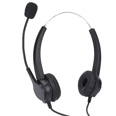 Telephone Headset Business Office Call Center Corded Headset For Landline/de SDS • £9.41