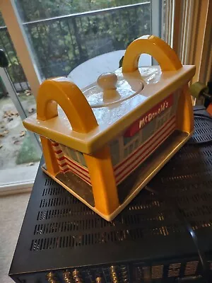 McDonald's Golden Arches Restaurant Ceramic Cookie Jar Treasure Craft Vintage • $34.99